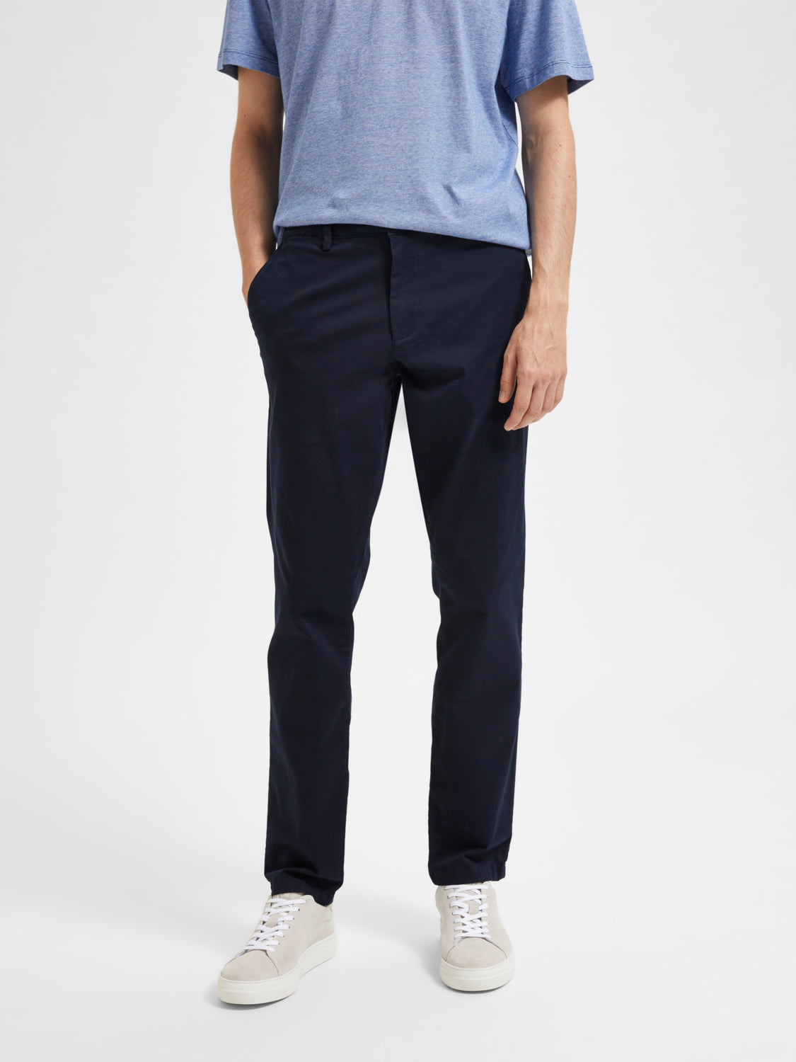 SLHSLIM-NEW Pants - Dark Sapphire